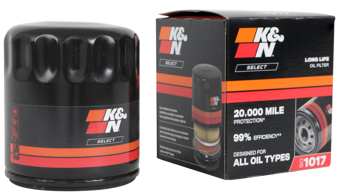 K&N FILTER SO-1017 K&N Select Oil Filter: Designed to Protect your Engine, SO-1017