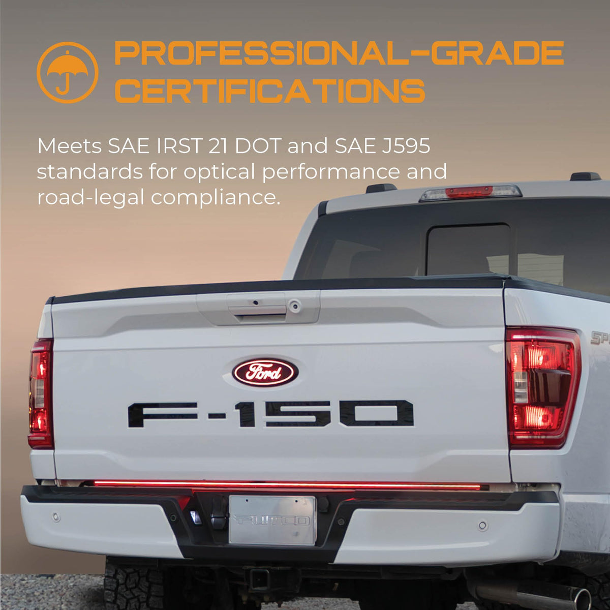 PUTCO 92009-36 Putco Blade LED Tailgate Light Bar - 36" Long - Red, White & Amber