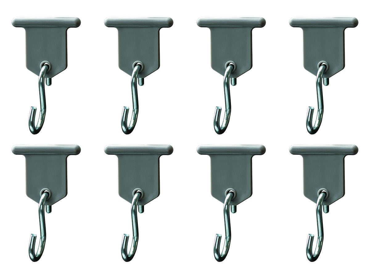 RV DESIGNER M130 RV Designer M130 - RV Awning Clips with S Hooks, Zinc Plated, 8 Pack
