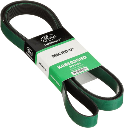Gates K081025HD Fleet Runner Heavy Duty Micro V Serpentine