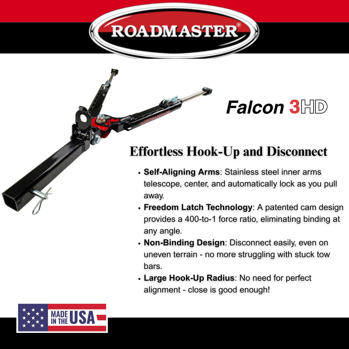 ROADMASTER 622 Roadmaster 622 Falcon 3HD Tow Bar