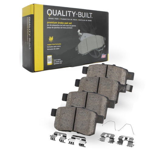 MPA 1001-1467C QUALITY-BUILT Premium Ceramic Front Brake Pads 1001-1467C Compatible with 2010-2017 Chevrolet (Cruze, Orlando, Trax, Volt); 2012-2017 Buick (Encore, Verano); 2013-2019 Cadillac ATS