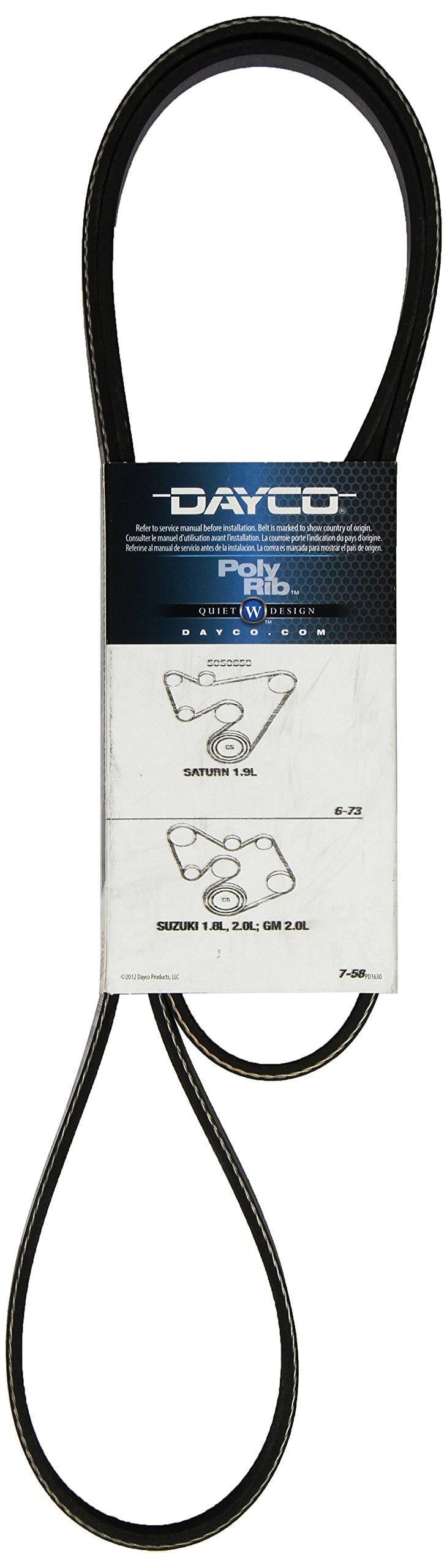 DAYCO 5050650 Dayco 5050650 92-03 CHEV/GMC/SATRN/SUZUKI 1.8/1.9/2.0L