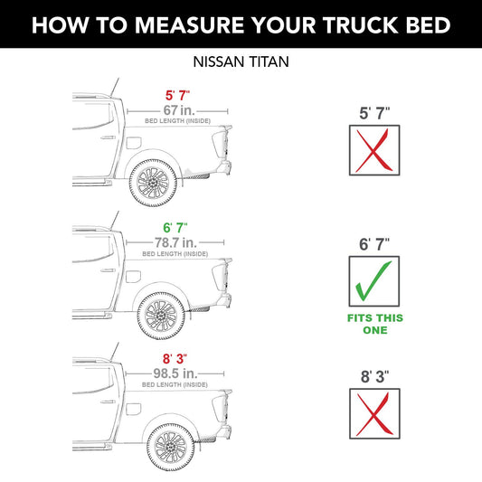 TRUXEDO 588801 RealTruck TruXedo Lo Pro Soft Roll Up Truck Bed Tonneau Cover | 588801 | Fits 2016 - 2024 Nissan Titan w/ or w/o Track System 6' 7" Bed (78.7")