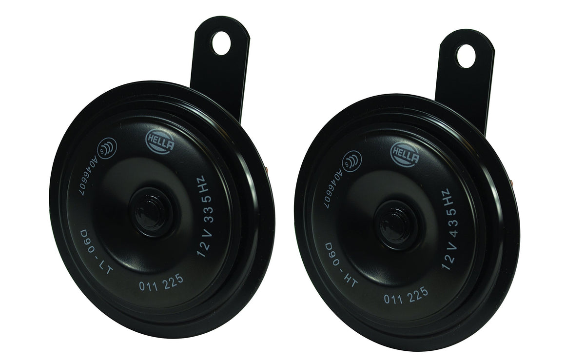 Hella 011225871 Horn Kit Bx Blk Disc 92Mm 12V Univ