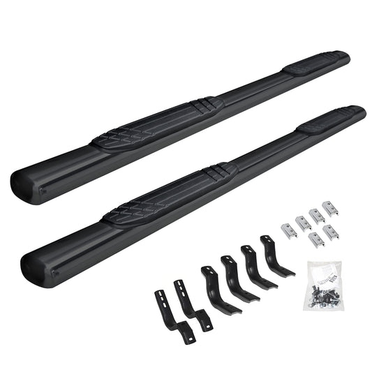 GO RHINO 684412971T RealTruck 4" OE Xtreme Sidesteps & Brackets | Galvanized Steel, Textured Black | 684412971T | Fits 2021-2026 Ford Bronco 4-Door (Excludes Bronco Sport)