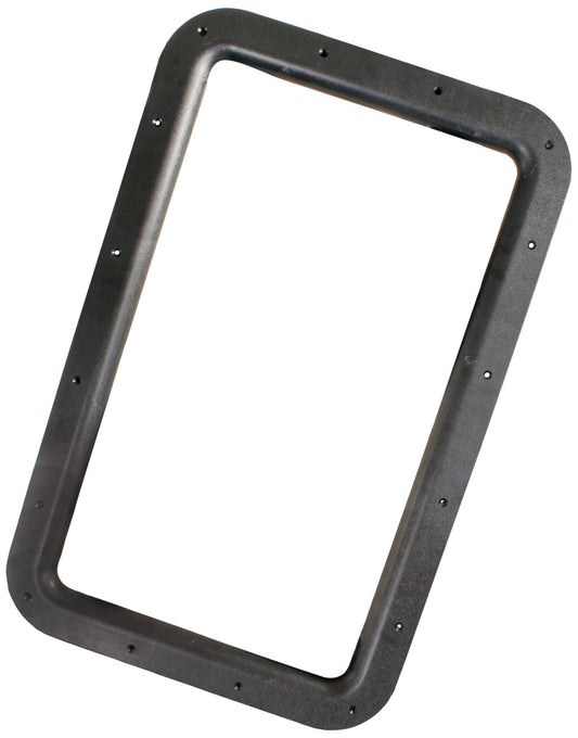 JR PRODUCTS 11021 JR Products 11021 Black RV Deluxe Entry Door Window Frame