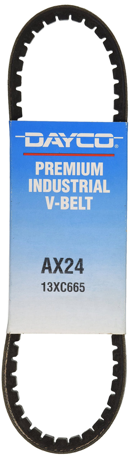 Dayco AX24 Gold Label Premium Industrial V-Belt, Black