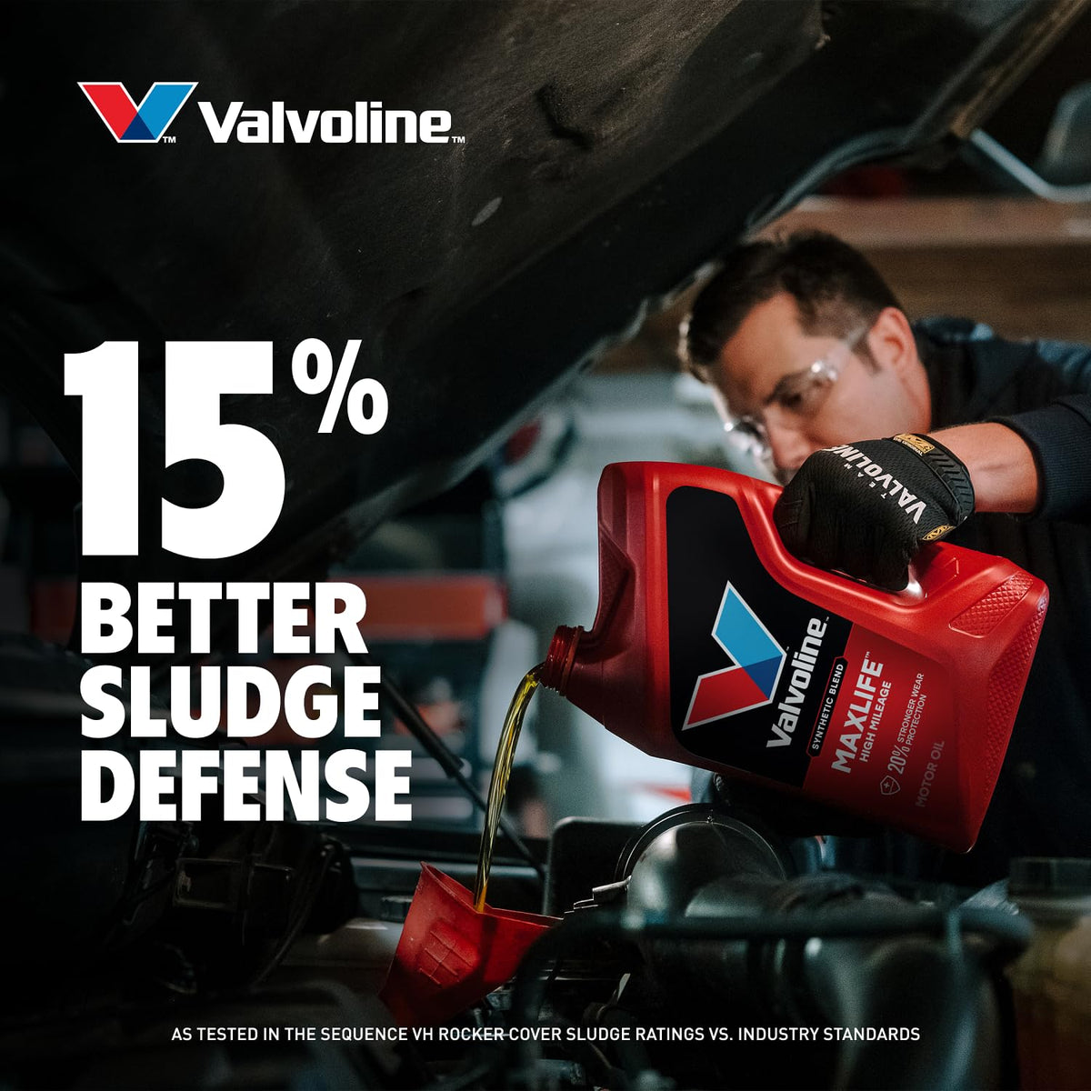 VALVOLINE VV1556 Valvoline MaxLife High Mileage 5W-30 Synthetic Blend Motor Oil 1 Quart, Pack of 6