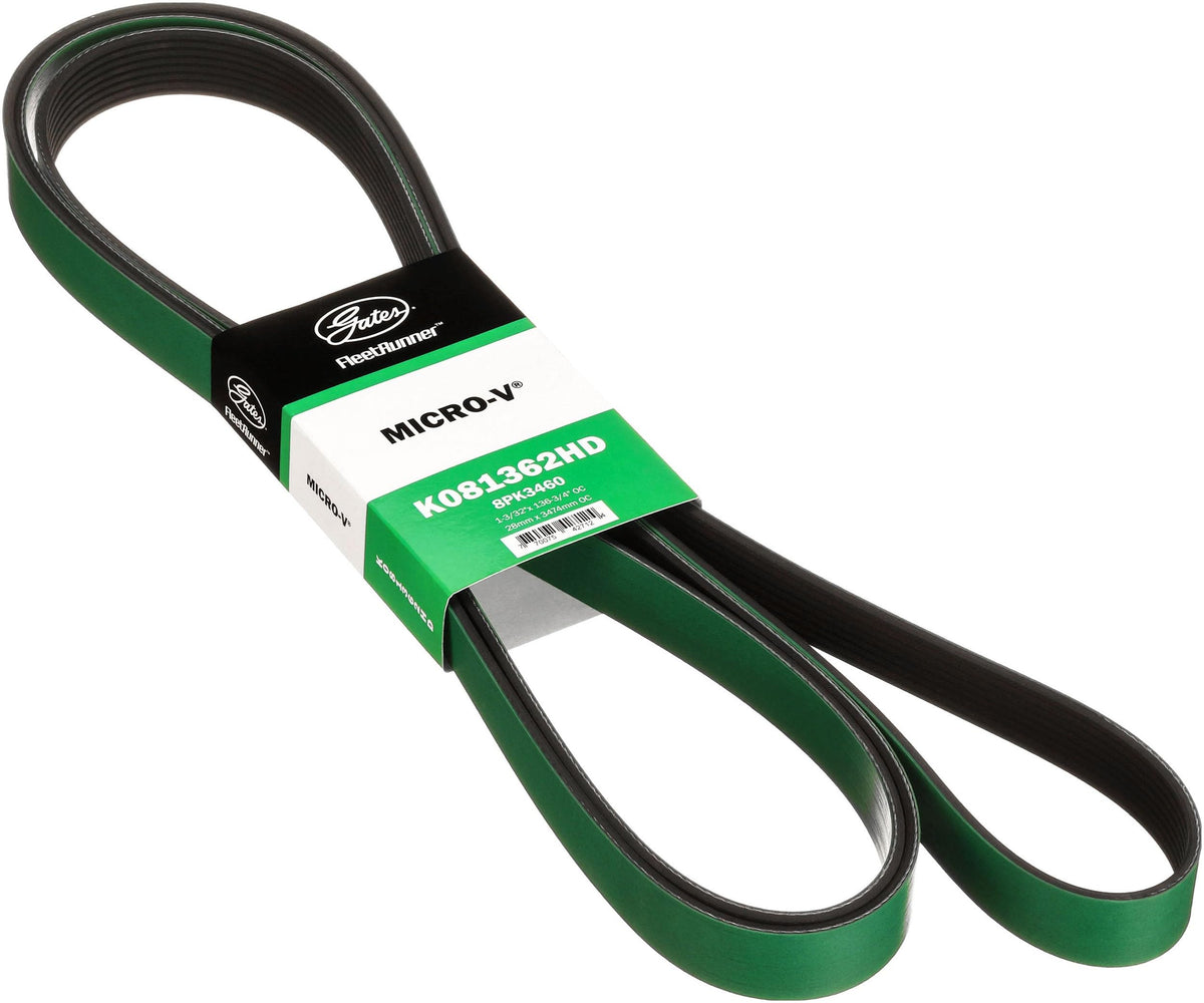 Gates K081362HD V-RIBBED BELT (HEAVY DUTY