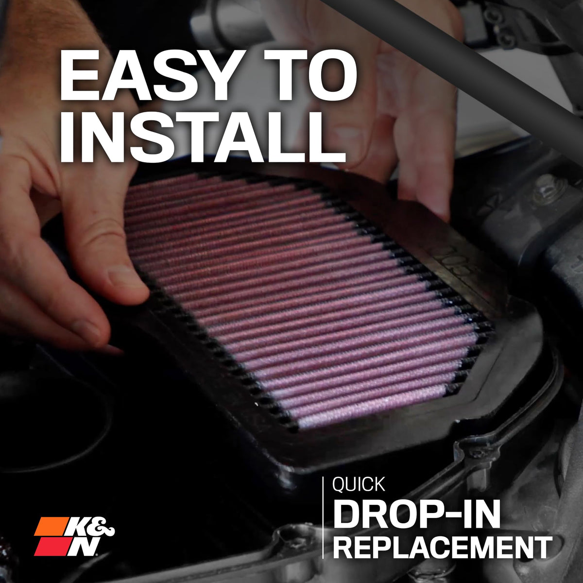 K&N HA-0120 Engine Air Filter: High Performance, Powersport