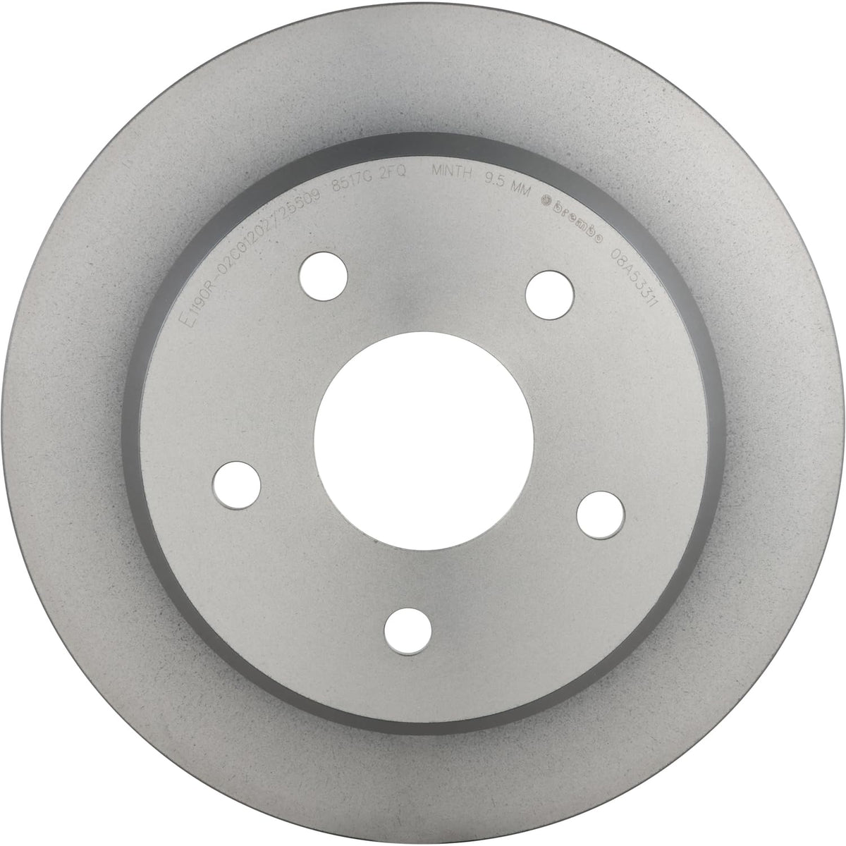 BREMBO 09847510C02 Brembo 09.8475.10 Rear Disc Brake Rotor