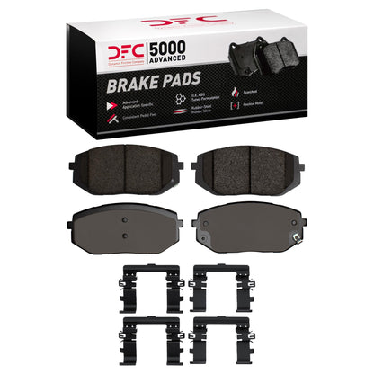 Dynamic Friction 1551-2398-01 ADVANCED BRAKE PADS-CERAMIC AND HAR