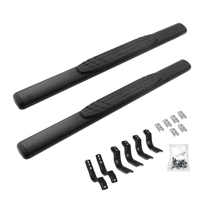 GO RHINO 684415552T RealTruck 4" OE Xtreme Sidesteps & Brackets | Galvanized Steel, Textured Black | 684415552T | Fits 2015-2026 Ford F-150 Standard Cab; 2017-2026 Ford F-250/F-350 Super Duty Standard Cab