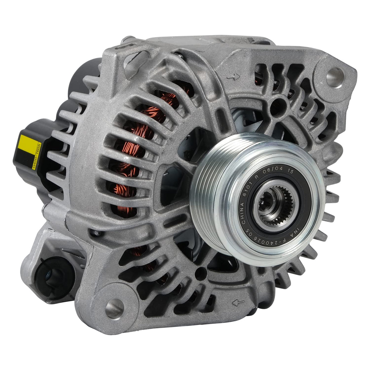 MANDO 11A1351 New HL Mando OE 11A1351 Alternator for 2011-2014 Hyundai Sonata 2.4L, 2010-2013 Tucson, 2010-2013 Kia Forte Sedan 2.0L w/Electric Power Steering, 2011-2013 Kia Optima 2.4L/ Sportage 2.4L 373002G400