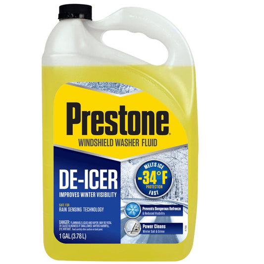 PRESTONE AS253 Prestone AS250 De-Icer / Winter Windshield Washer Fluid, 1 Gallon