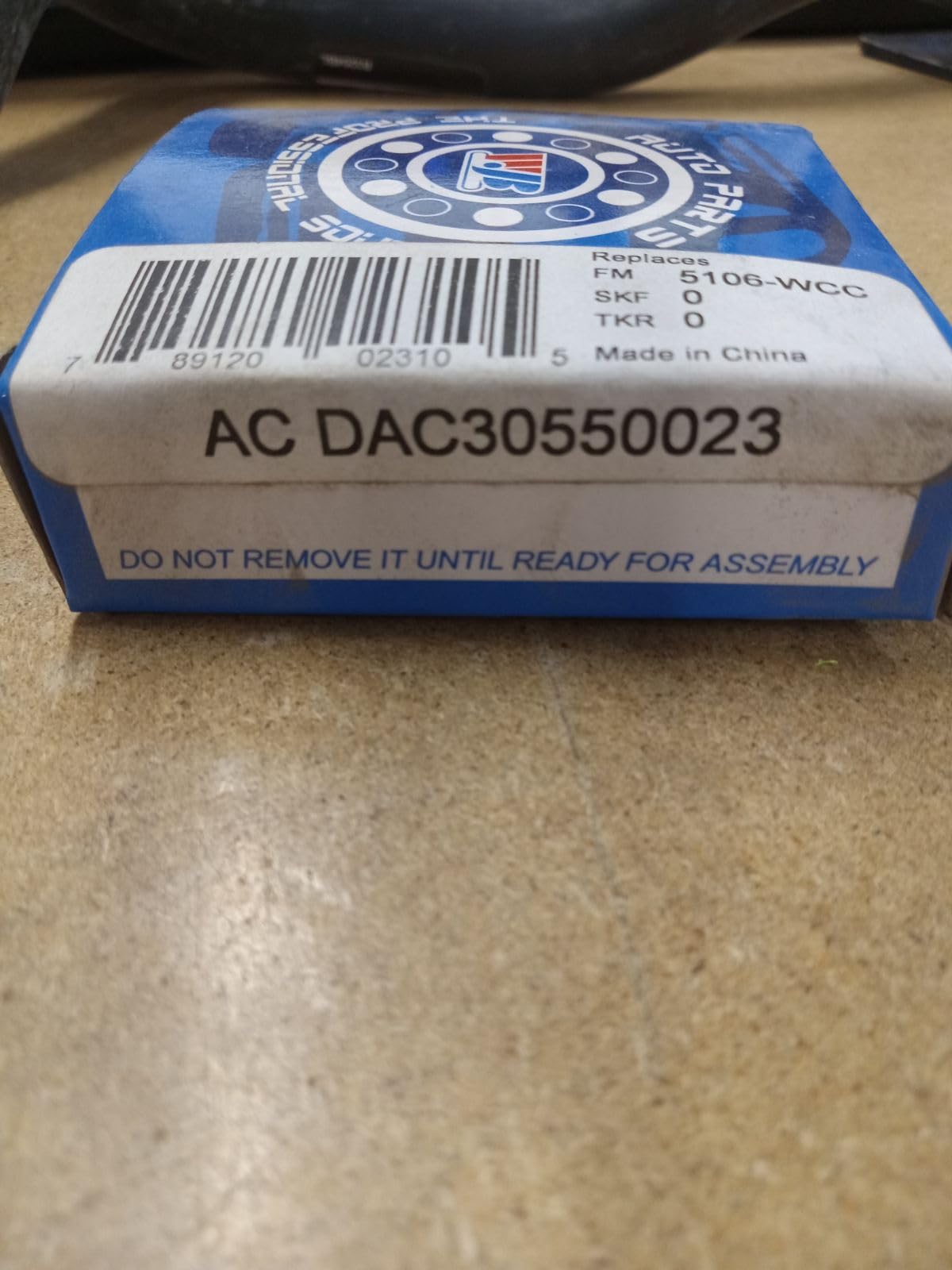 WJB ACDAC30550023 BALL ANGULAR CONTACT DOUBLE ROW 2-SEALS