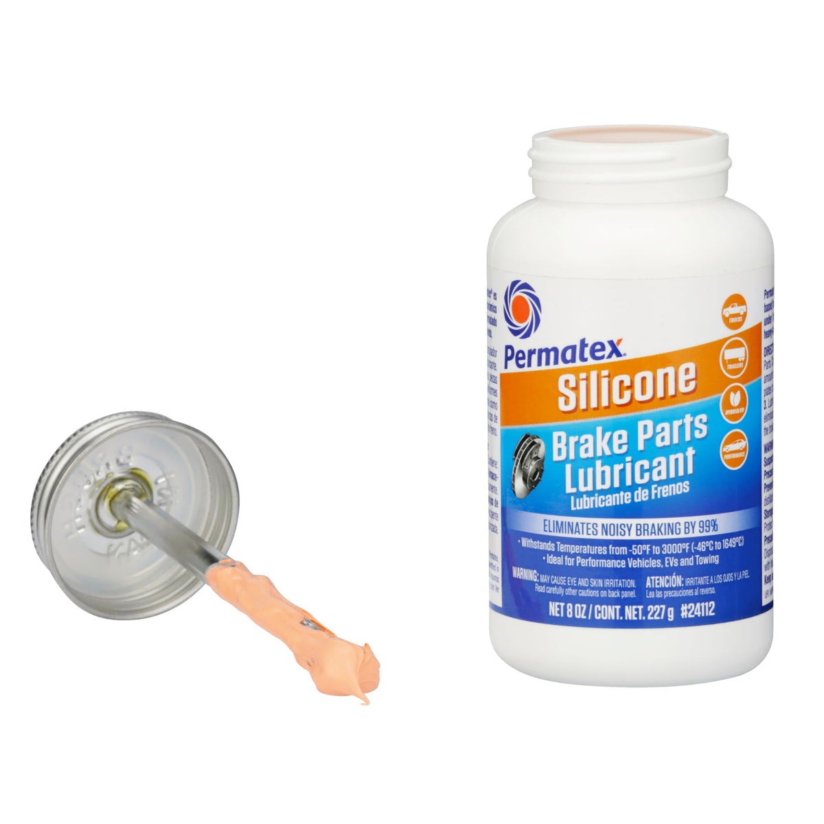 PERMATEX 24112 Permatex 24112 PX SILICONE BRAKE LUBE 8 OZ