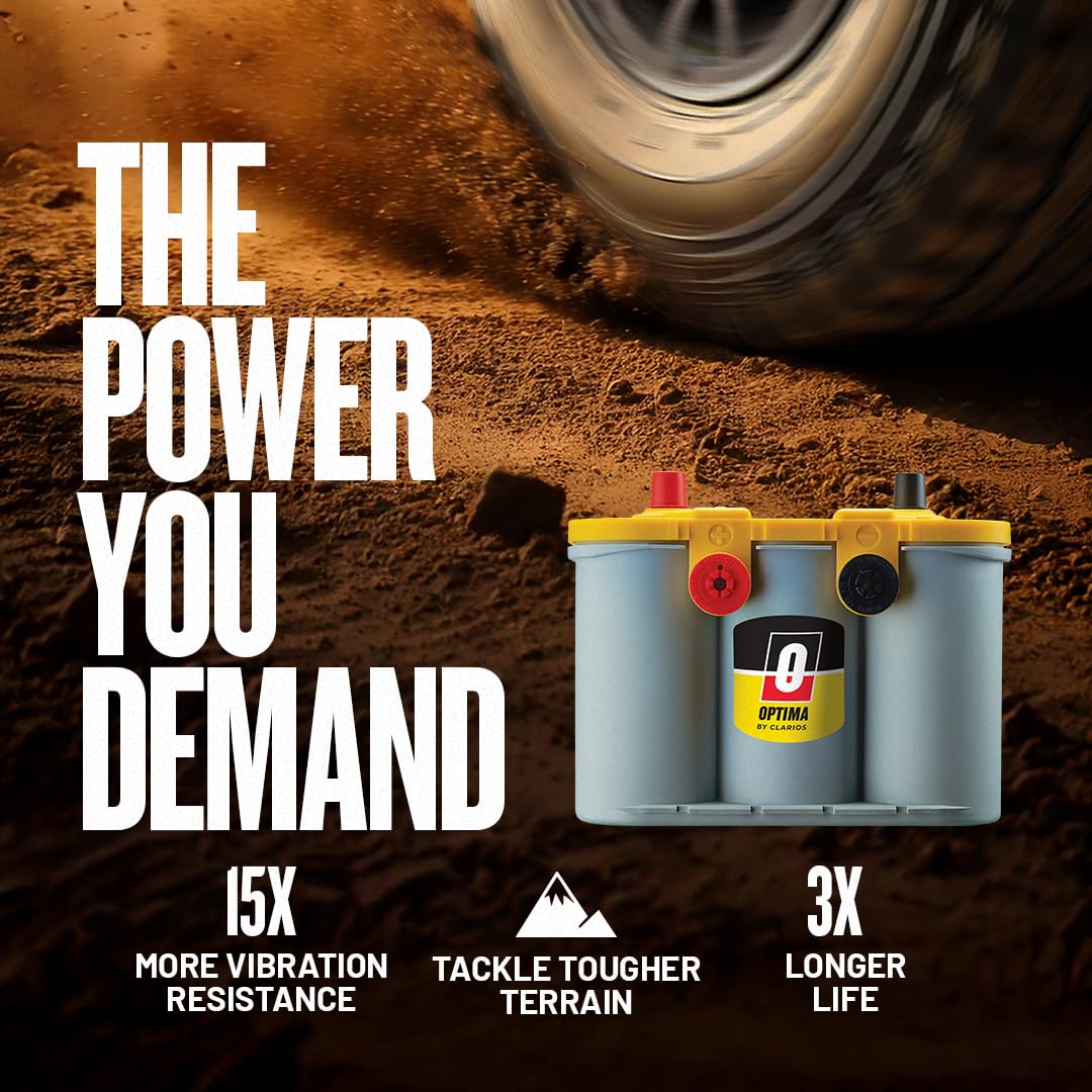Optima 8014045 OPTIMA® Batteries High Performance D34/78 YELLOWTOP® Sealed AGM Battery