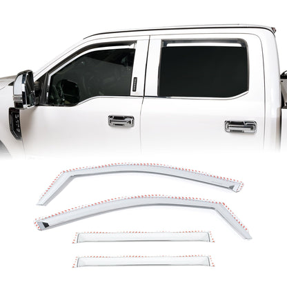PUTCO 480067 Putco 480067 Element Chrome Window Visor in Channel