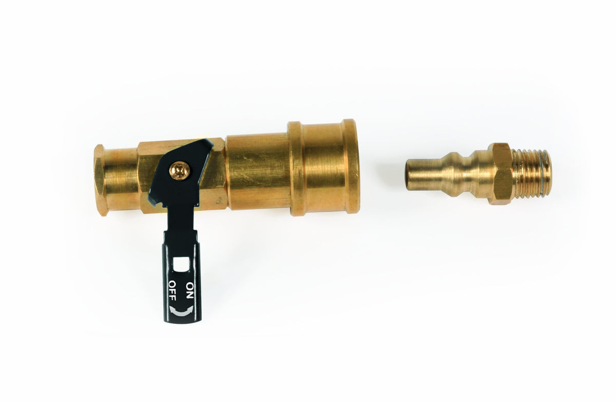 CAMCO 59853 Camco 59853 Propane Quick Connect Kit - Valve & Full Flow Plug