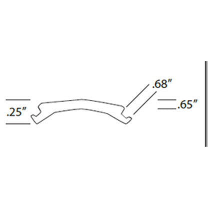 AP PRODUCTS 011-398 AP Products 011-398 Flexible Vinyl Screw Cover, Polar White