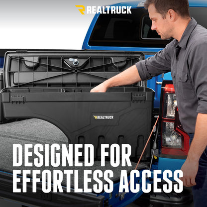 UNDERCOVER SC103D UnderCover SwingCase Truck Bed Storage Box | SC103D | Fits 2015 - 2022 Chevy/GMC Colorado/Canyon Drivers Side, Black