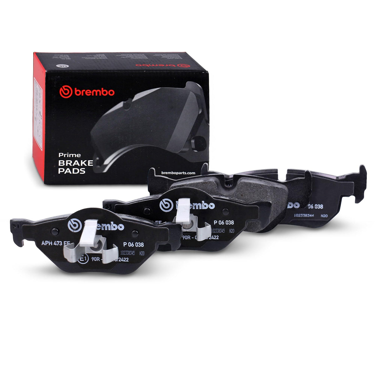 BREMBO P06038 Brembo P06038 Low-Met Rear Disc Brake Pad Set BMW/BMW (BRILLIANCE) OE# 34216790761