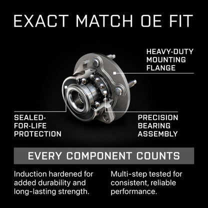 MPA WH590280 Mpa WH590280 WHEEL BEARING AND HUB ASSEMBLY