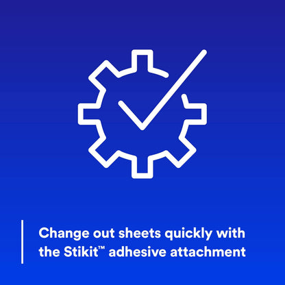 3M 36225 3M Stikit Blue Abrasive Sheet Roll, 36225, 320+ Grade, 2-3/4 in x 45 yd