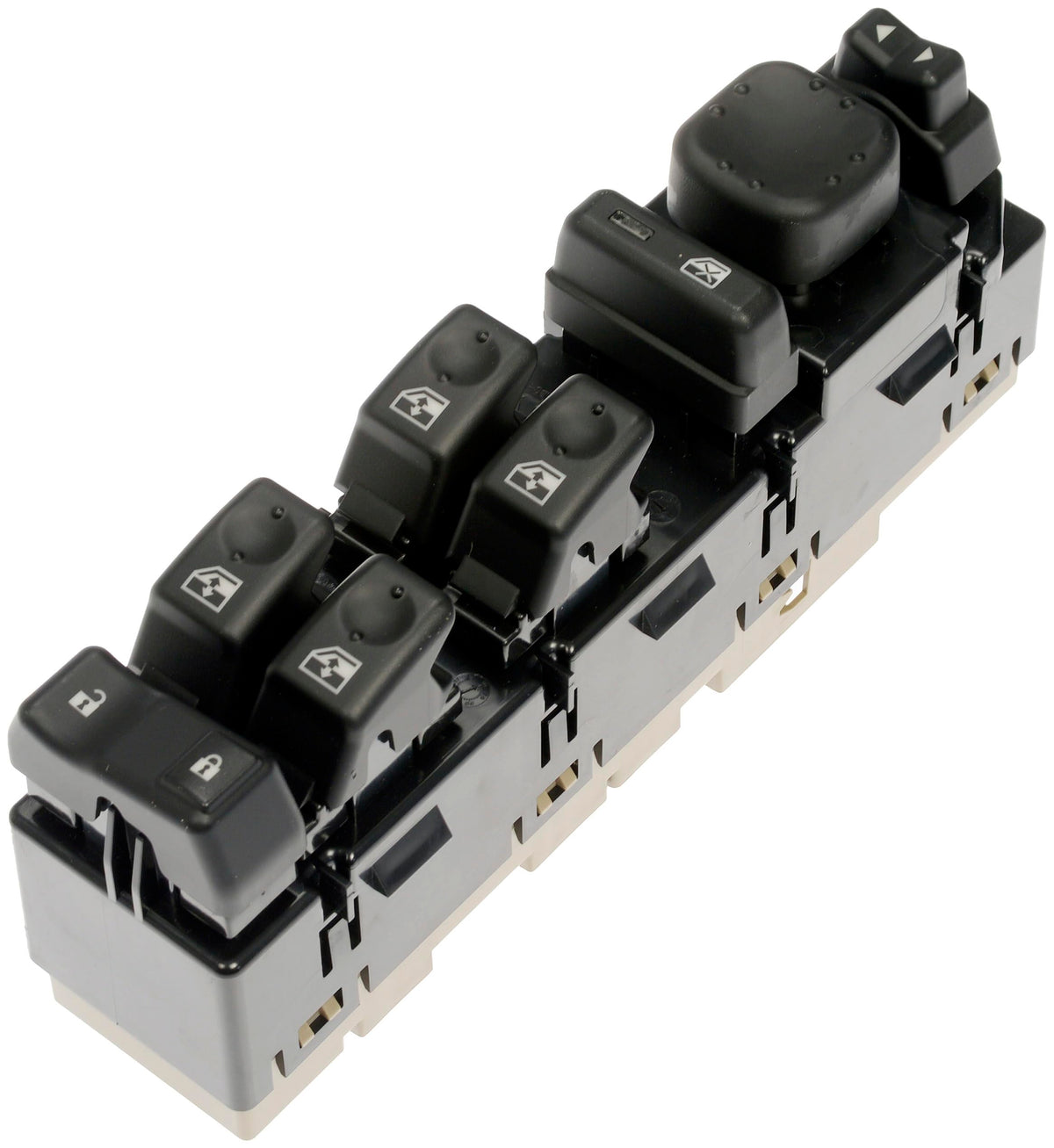 DORMAN 901-075 Dorman 901-075 Front Driver Side Master Window Switch - 8 Button, Power Mirror (Non-folding only) Compatible with Select Cadillac/Chevrolet/GMC Models