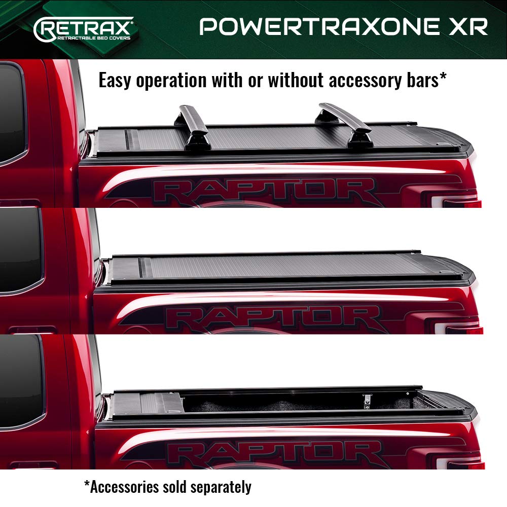 RETRAX T-70244 RealTruck Retrax PowertraxONE XR Retractable Truck Bed Tonneau Cover | T-70244 | Fits 2019 - 2025 Dodge Ram 1500 w/ RamBox, Fits w/ and w/o Multi-Function (Split) Tailgate 5' 7" Bed (67.4")