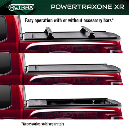RETRAX T-70244 RealTruck Retrax PowertraxONE XR Retractable Truck Bed Tonneau Cover | T-70244 | Fits 2019 - 2025 Dodge Ram 1500 w/ RamBox, Fits w/ and w/o Multi-Function (Split) Tailgate 5' 7" Bed (67.4")