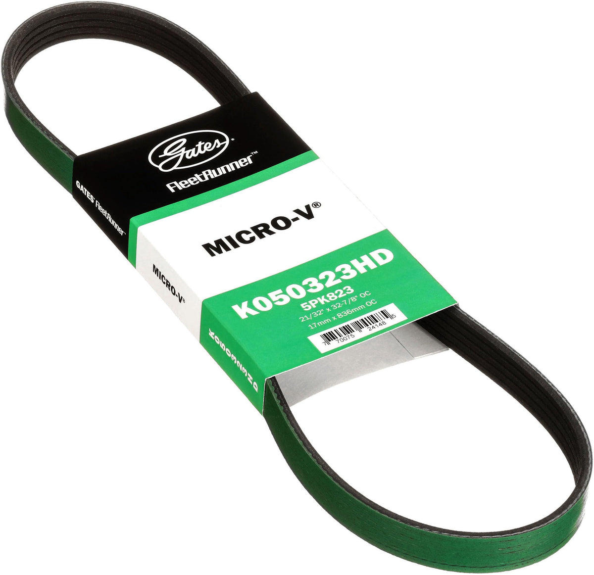 Gates K050323HD Fleet Runner Heavy Duty Micro V Serpentine