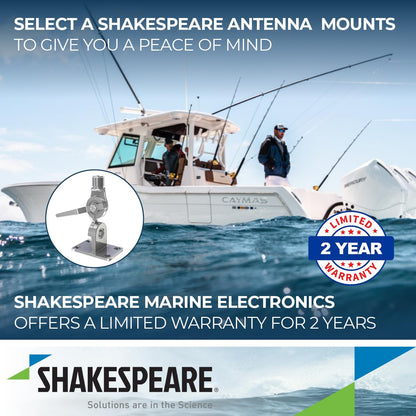 SHAKESPEARE 4187 Shakespeare 4187HD Stainless Steel Heavy Duty Ratchet Mount