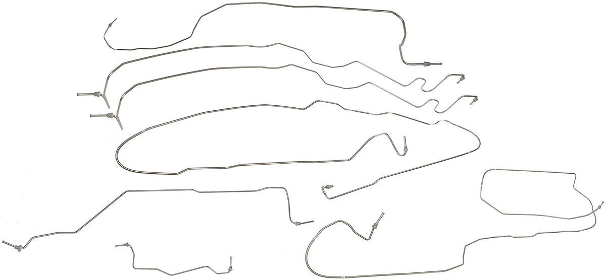 DORMAN 919-121 Dorman 919-121 Stainless Steel Brake Line Kit Compatible with Select Chevrolet/GMC Models (OE FIX)