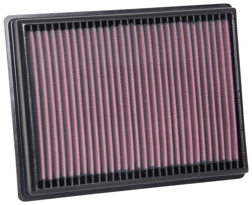K&N FILTER 33-3131 K&N High-Flow Original Lifetime Engine Air Filter: Increase Power: Premium, Washable: Compatible with Select 2018-2025 FORD/LINCOLN: Bronco, Escape, Focus, Maverick, Corsair, 33-3131
