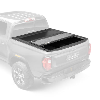 UNDERCOVER UX22004 RealTruck Undercover Ultra Flex Hard Folding Truck Bed Tonneau Cover | UX22004 | Fits 2004-2014 Ford F-150 6' 7" Bed (78.8")