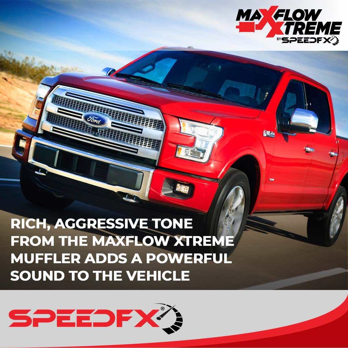 SPEEDFX 50300 MaxFlow Xtreme Cat Back Performance Exhaust System Ford F150 2009-2014