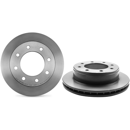 BREMBO 09B64821C02 Brembo 09.B648.21 UV Coated vented Front Brake Rotor HONDA OE# 45251SXSA00