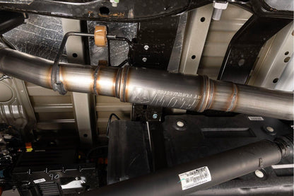 FLOWMASTER 718102 Flowmaster 718102 FlowFX Direct Fit Muffler Exhaust System Fits Select Compatible with Ford F-250, F-350 6.2L, 6.8L, 7.3L Gas Engines