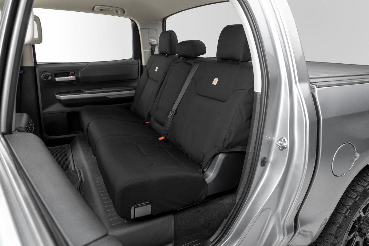 Covercraft GTT4316COBK Carhartt Super Dux PrecisionFit Custom Second Row Seat Covers - Black