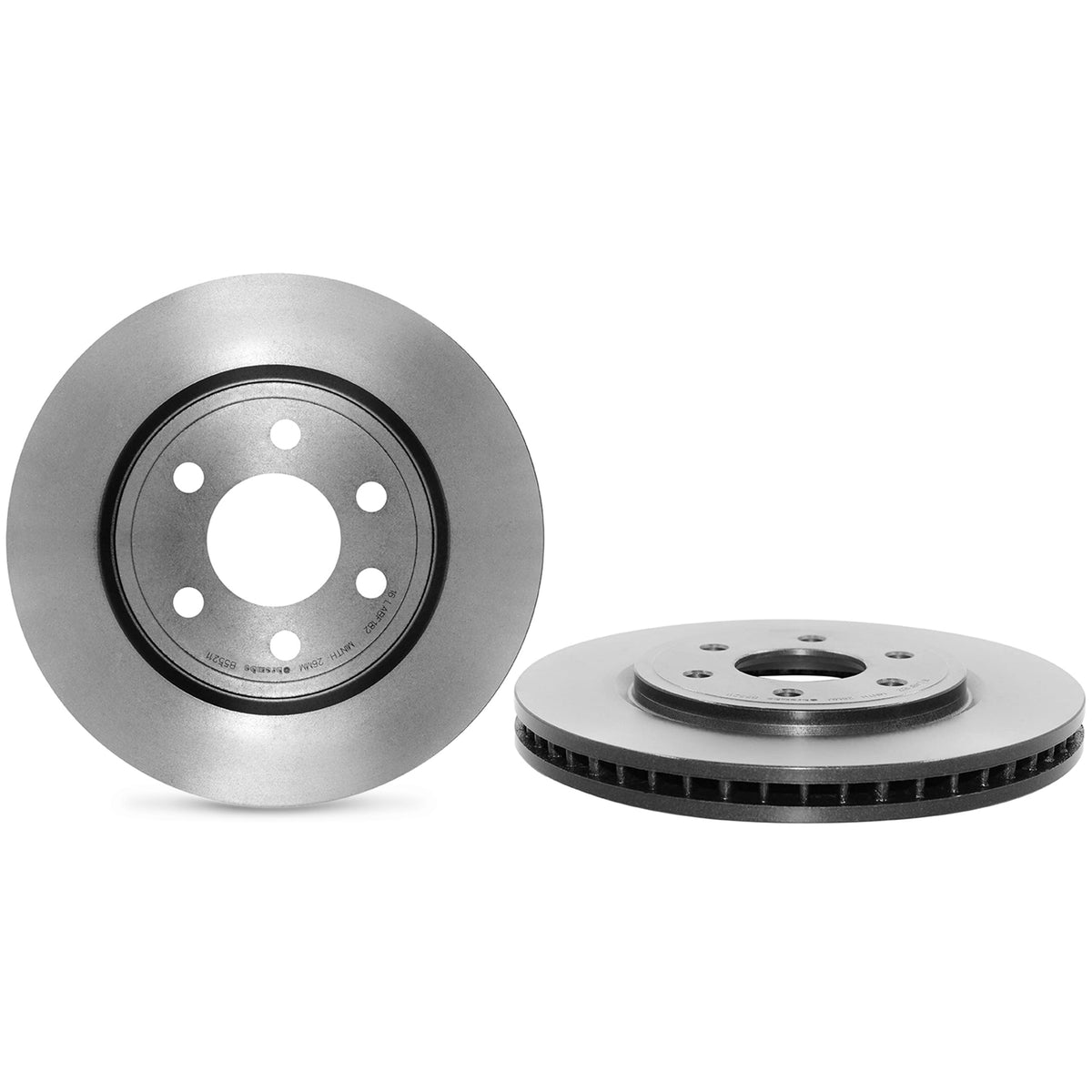 BREMBO 09D24511C02 Brembo 09.D245.11 UV Coated vented Brake Rotor SUBARU OE# 26300AL010