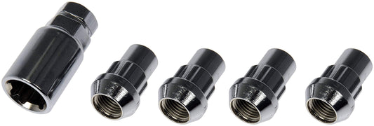 Dorman 712-628 WHEEL NUT LOCK CHROME ACORN SET M14-1.50