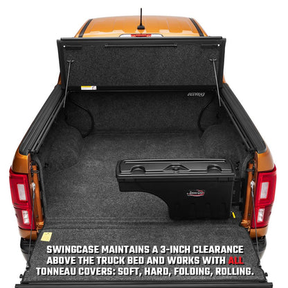 UNDERCOVER SC205D RealTruck UnderCover SwingCase Truck Bed Storage Box | SC205D | Fits 2017 - 2025 Ford F-250/350 Super Duty Drivers Side