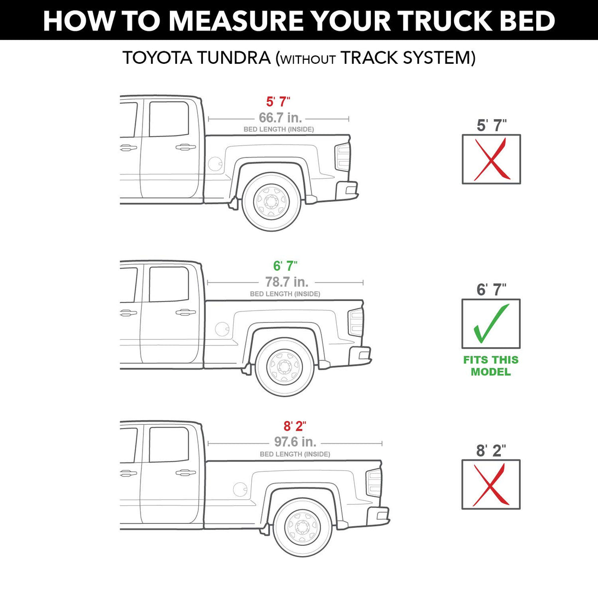 ROLL N LOCK BT571A RealTruck Roll-N-Lock A-Series Retractable Truck Bed Tonneau Cover – BT571A – Fits 2007 - 2021 Toyota Tundra (w/o OE track system or Trail Edition) 6' 7" Bed (78.7")
