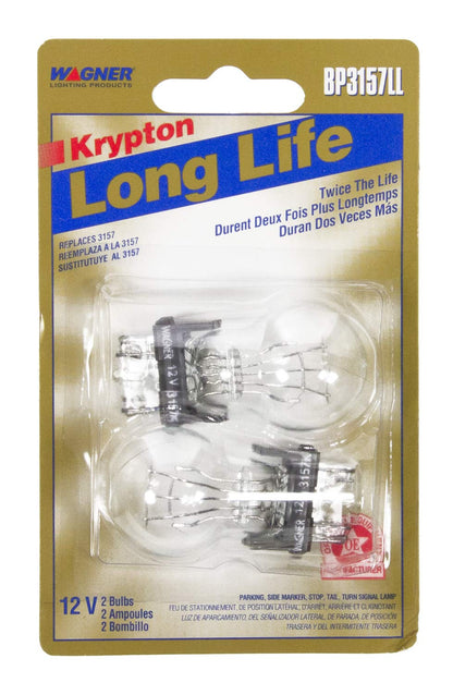 WAGNER BP3157LL Wagner Lighting BP3157LL Long Life Multi-Purpose Light Bulb Card of 2