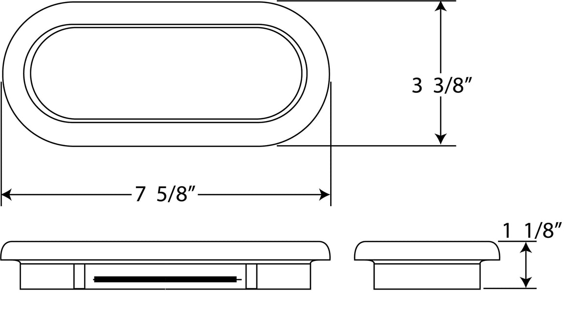 OPTRONICS A70GBP Optronics A-70GBP Rubber Grommet Ring