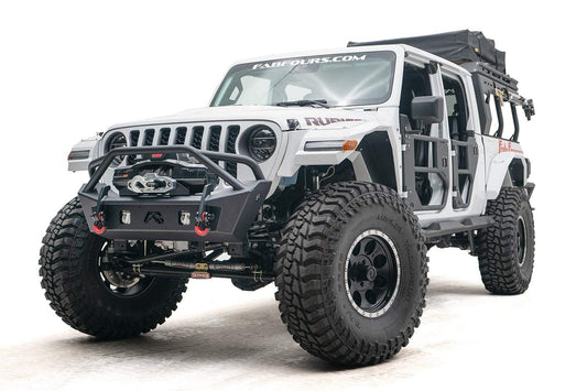 FAB FOURS JL18-B4752-B Fab Fours Inc. JL18-B4752-B Front Bumper Fits Jeep Wrangler