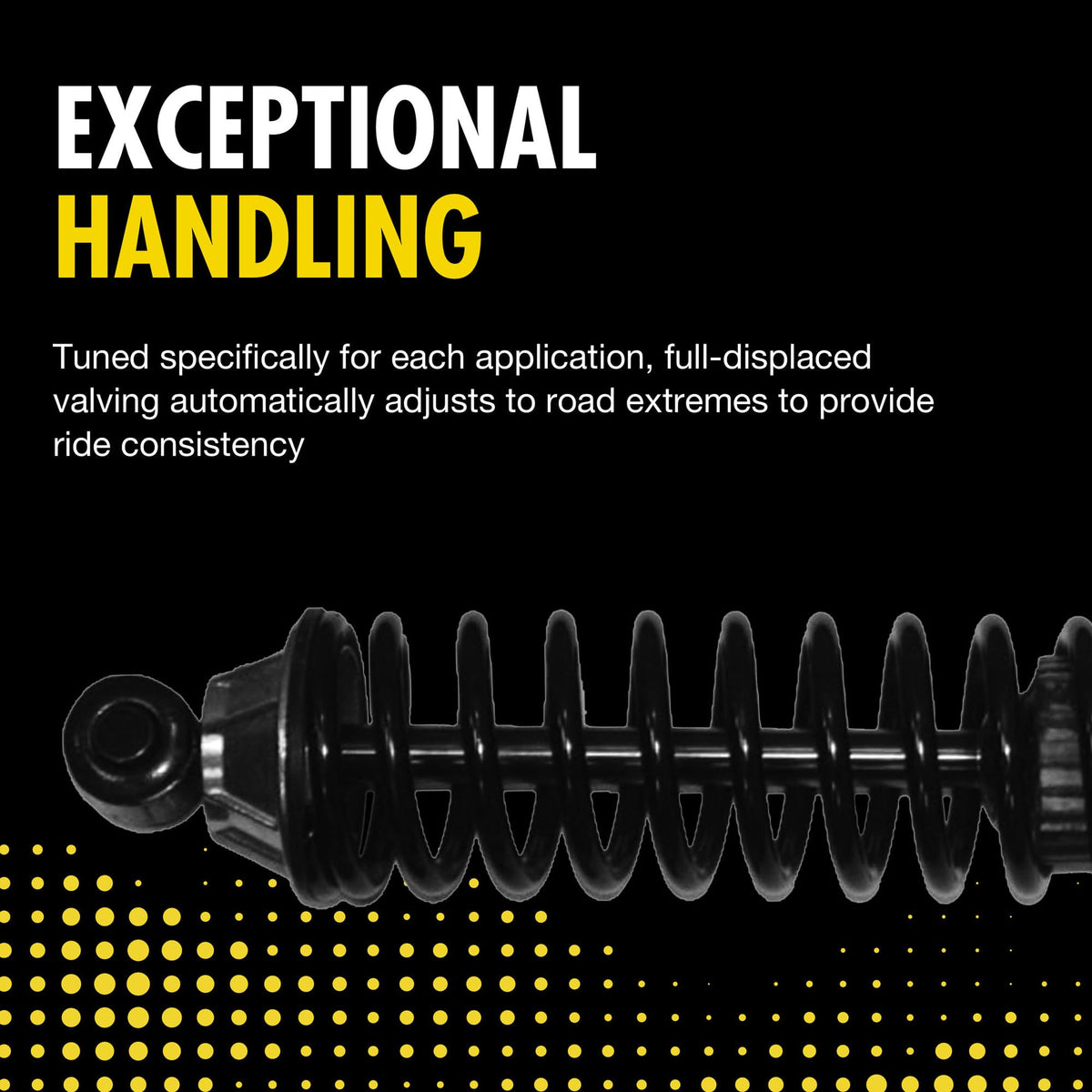 MONROE 58644 Monroe Load Adjusting 58644 Suspension Shock Absorber and Coil Spring Assembly Pack of 2 for Chevrolet Trailblazer